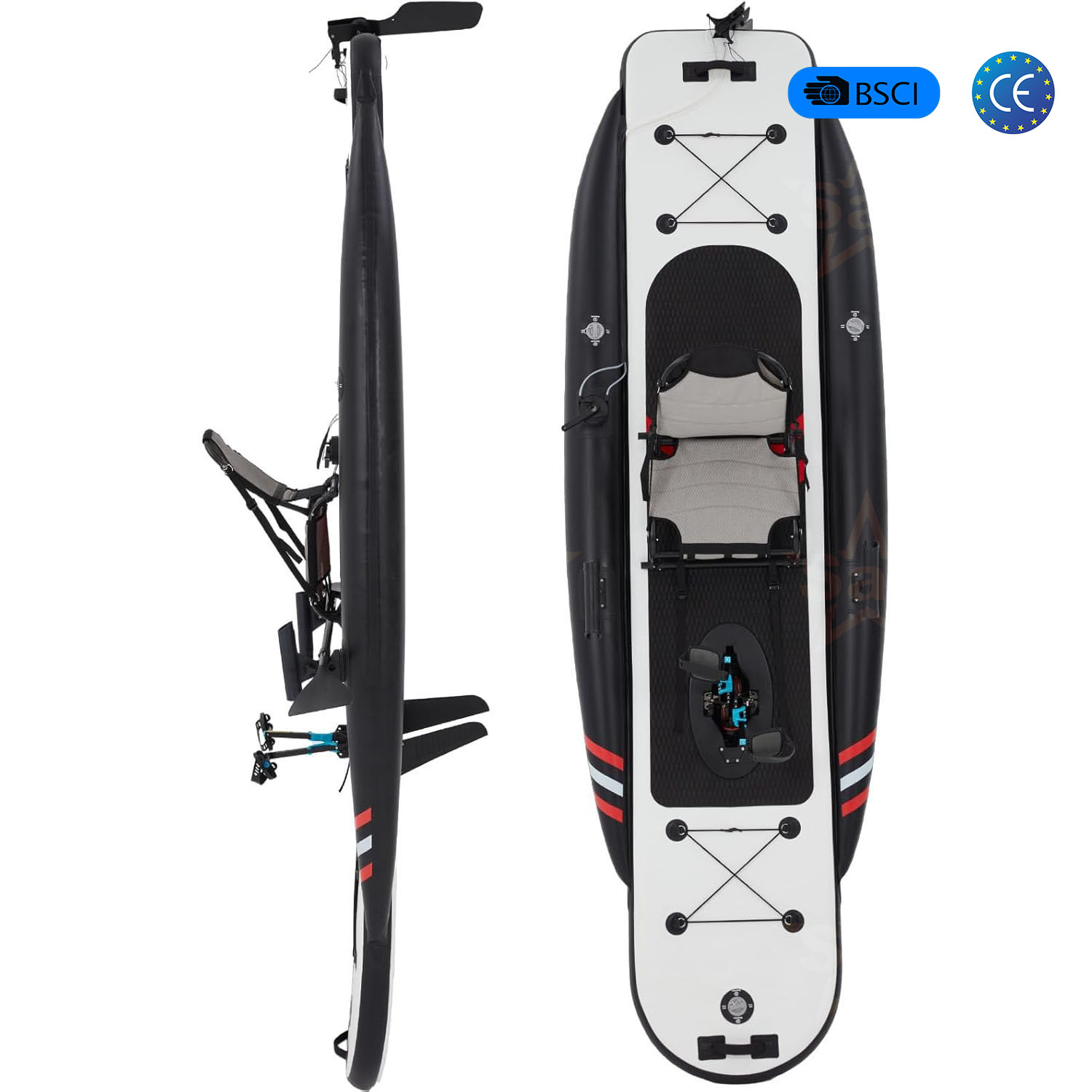 Fishing Kayak Pedal Drive - Caiaque Inflável de Alta Qualidade com