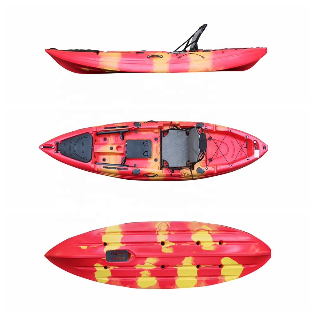 Fishing Kayak Sit On Top - 10 pés para uma pessoa sentada