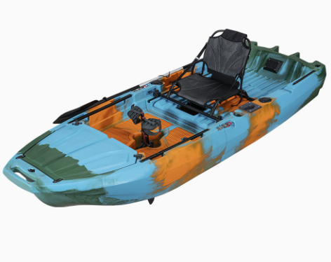 Fishing Kayak Pedal Drive - Caiaque de pesca individual de dez