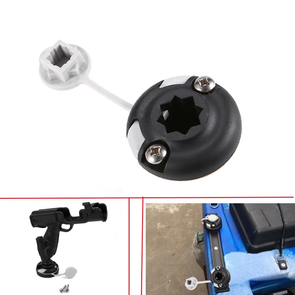 Fishing Kayak Rod Holder - Durável náilon canoa caiaque estrela montagem