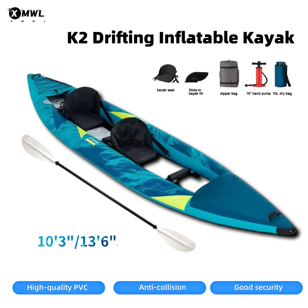 Fishing Kayak Seat - Canoa Caiaque Inflável para 1-2 Pessoas