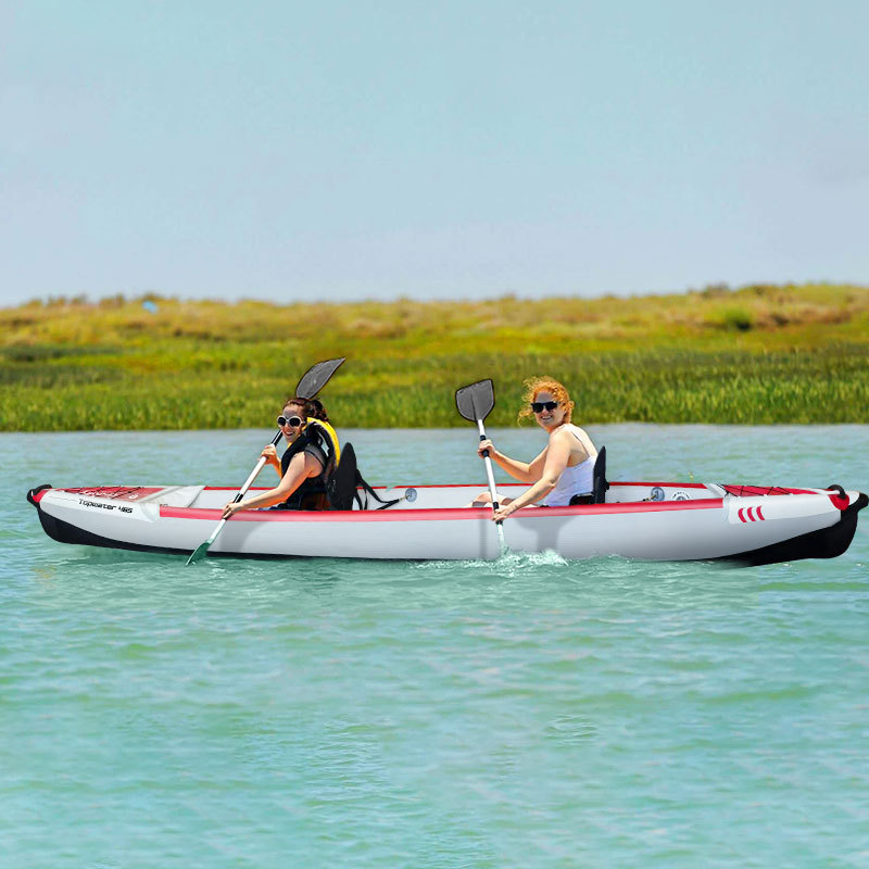Fishing Kayak Sit In - Popular único assento duplo inflável dobrável