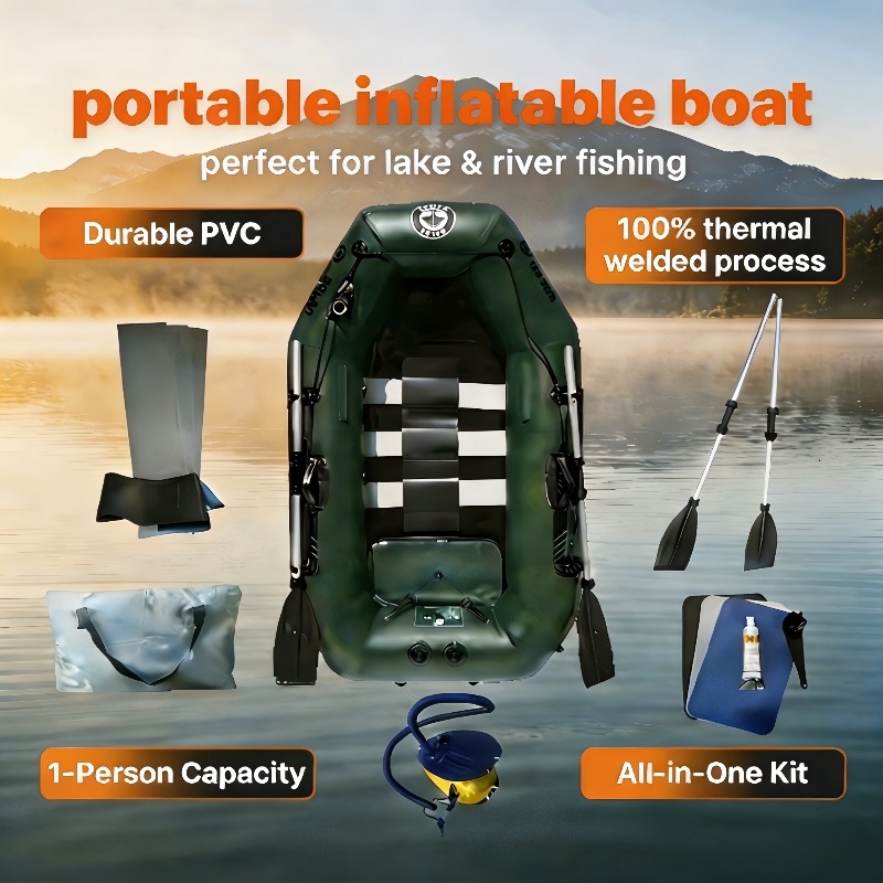 Fishing Kayak Inflatable - Barco de Pesca Inflável para 1
