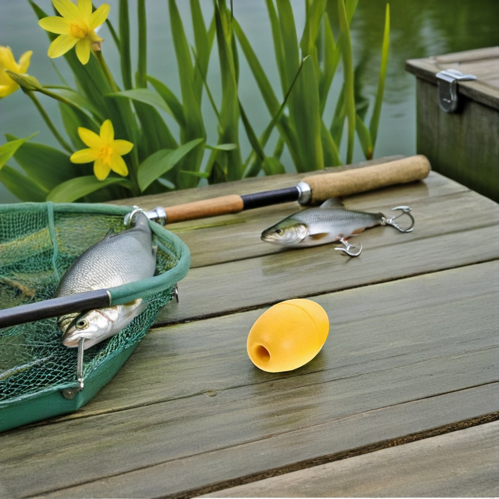 Fishing Kayak Anchor - 8 Boias Flutuantes para Iates de