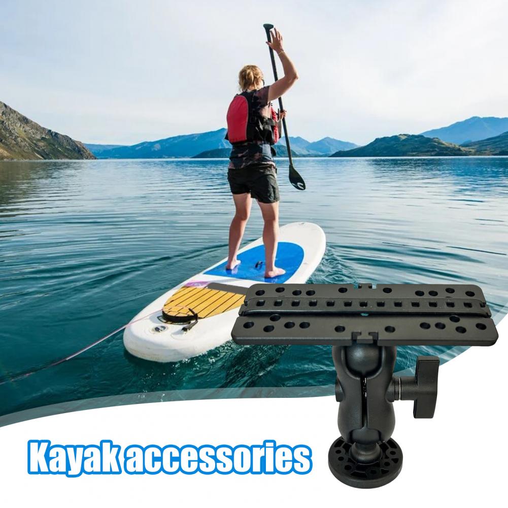 Fishing Kayak Fish Finder Mount - Suporte Ajustável para Localizador de Peixes,