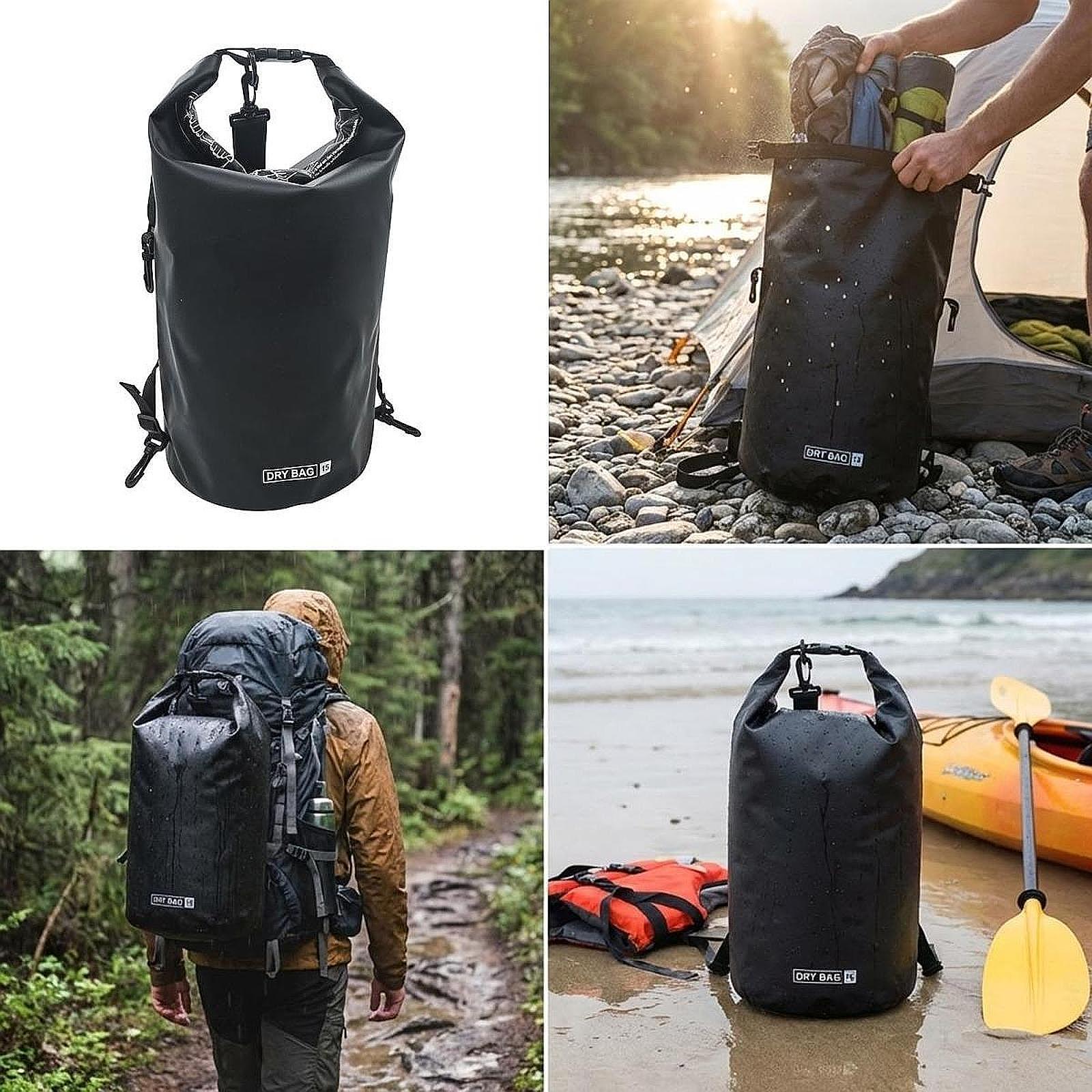 Fishing Kayak Storage Bag - Bolsa estanque à prova d'água, alça