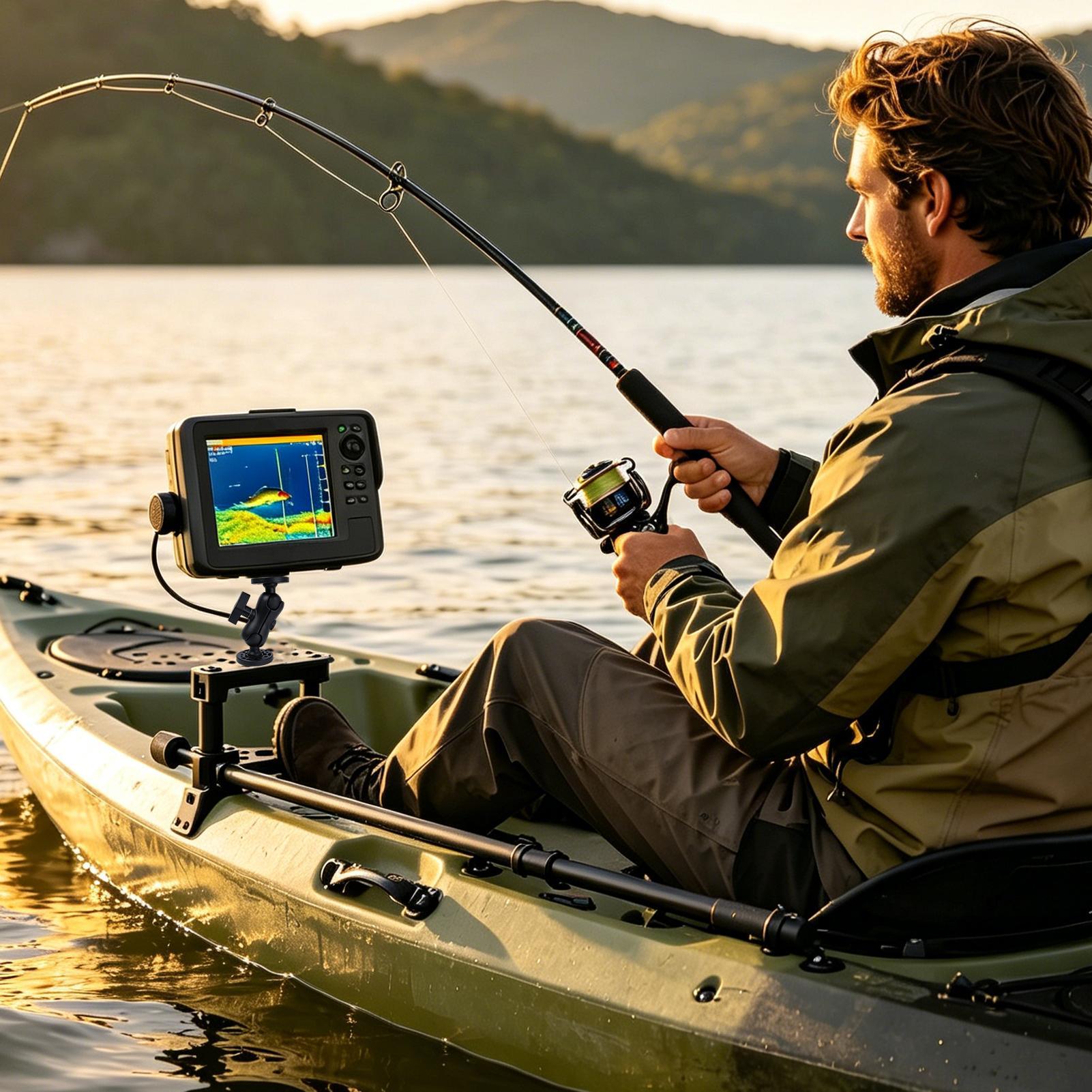 Suporte para Sonda de Pesca pa - Fishing Kayak Fish Finder Mount avaliação e preço