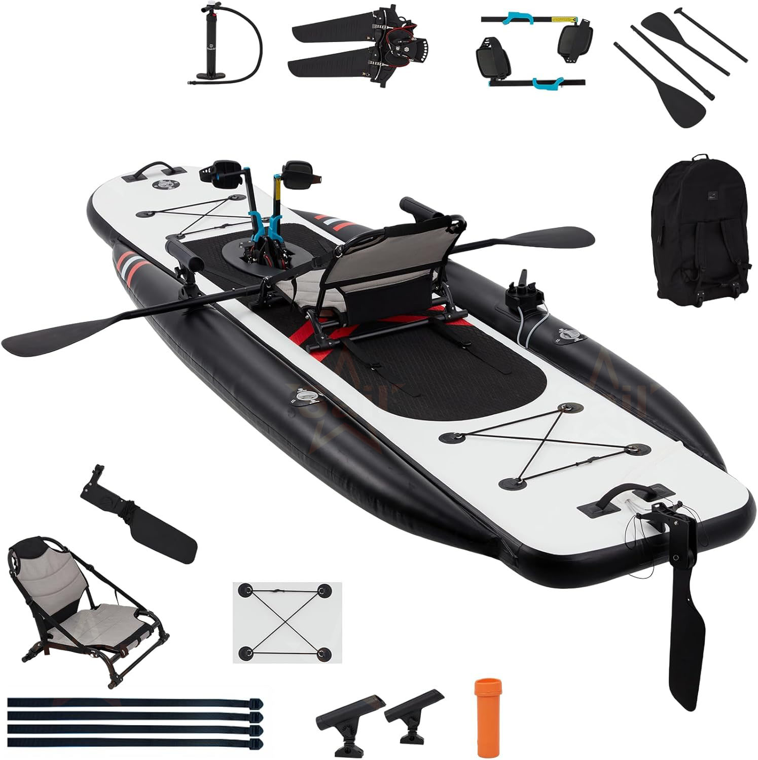 Caiaque Inflável de Alta Quali - Fishing Kayak Pedal Drive avaliação e preço
