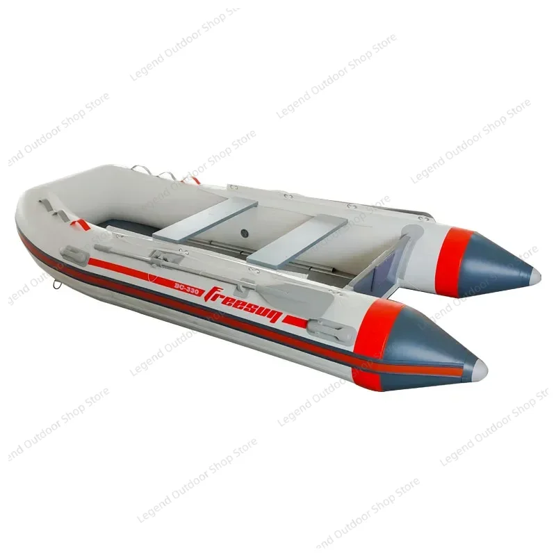 Caiaque inflável de fundo rígi - Fishing Kayak Inflatable avaliação e preço