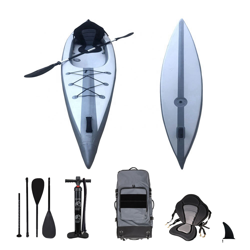 Caiaque Inflável para Pesca de - Fishing Kayak Sit In avaliação e preço