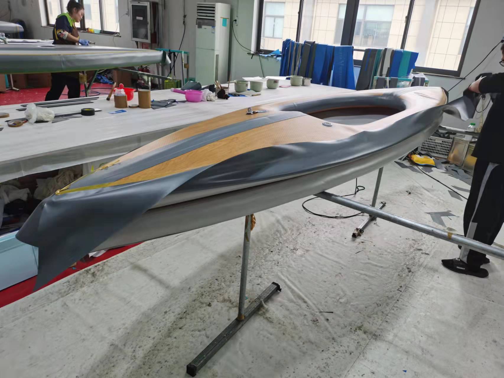 Caiaque Inflável para Pesca de - Fishing Kayak Sit In avaliação e preço