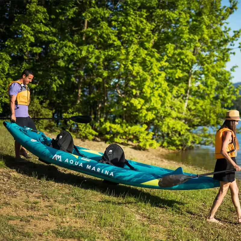 Canoa Caiaque Inflável para 1- - Fishing Kayak Seat avaliação e preço