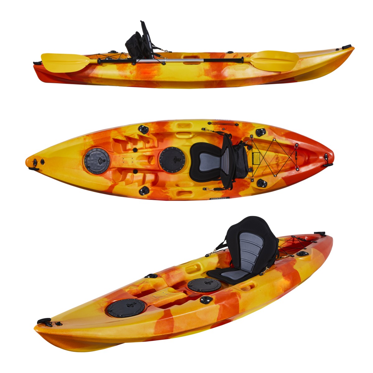 Feito na China caiaque de pesc - Fishing Kayak Sit On Top avaliação e preço