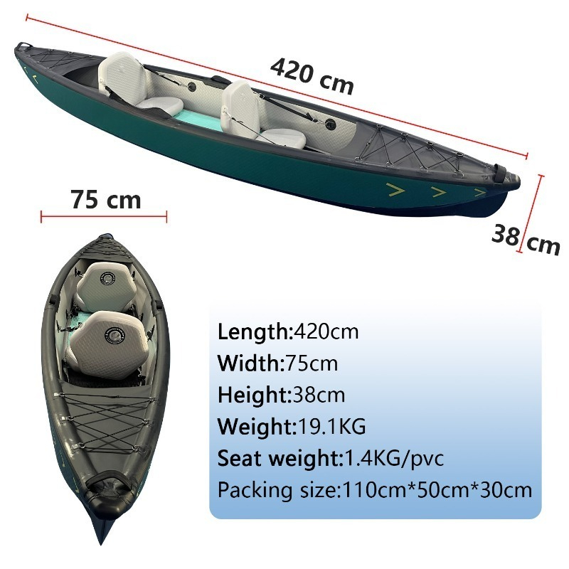 Novo Design de Caiaque Infláve - Fishing Kayak Inflatable avaliação e preço