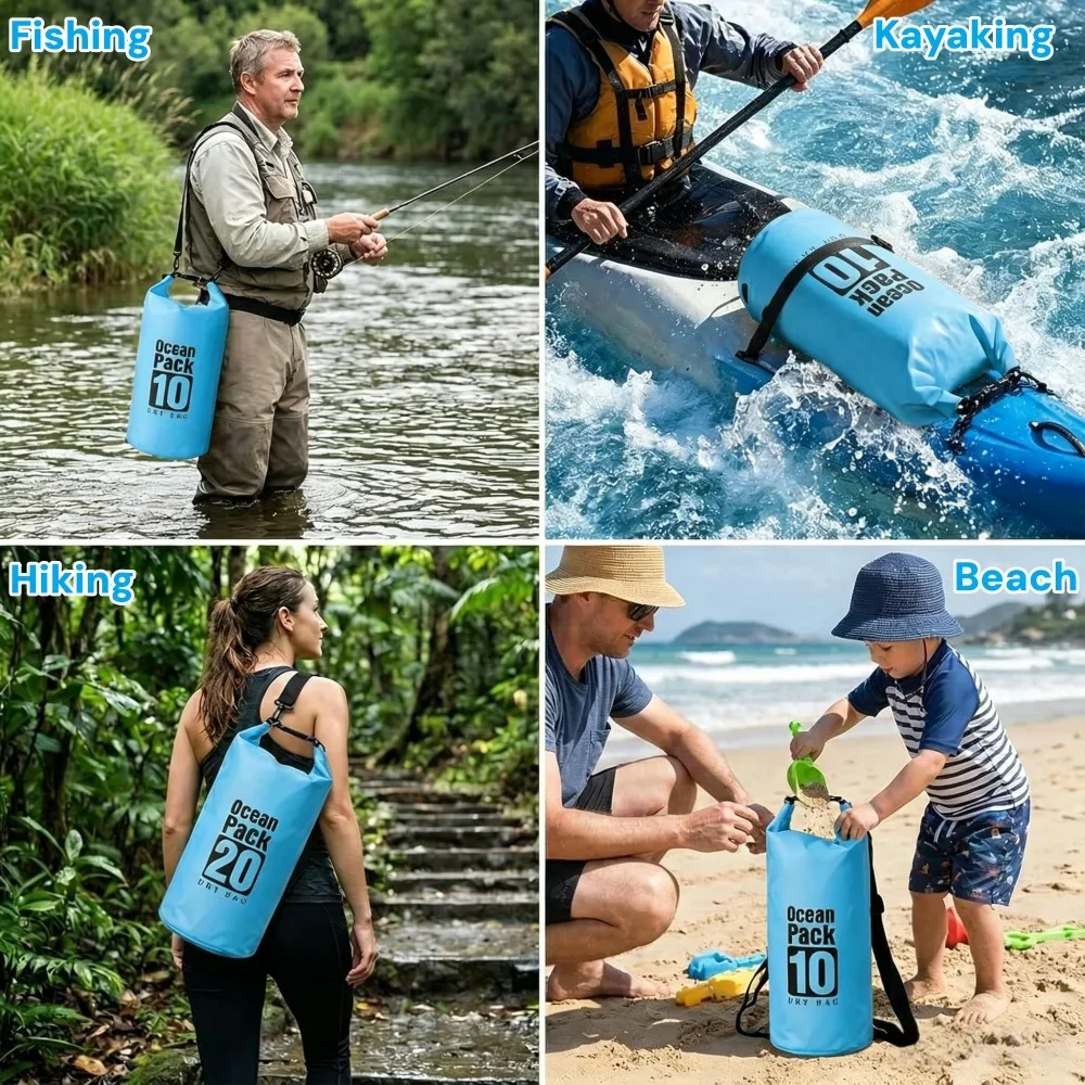 Saco Impermeável 500D Flutuant - Fishing Kayak Storage Bag avaliação e preço