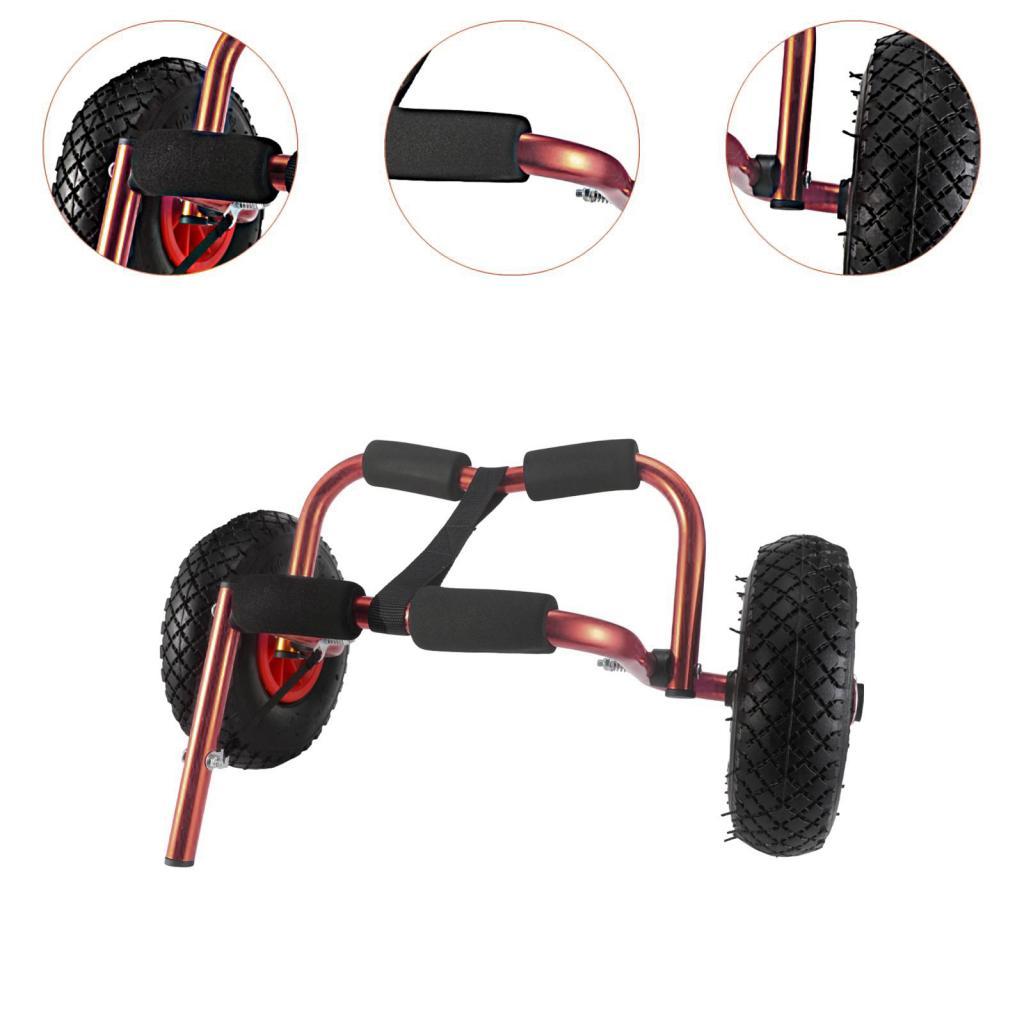 Carrinho de Caiaque Ajustável  - Fishing Kayak Cart avaliação e preço