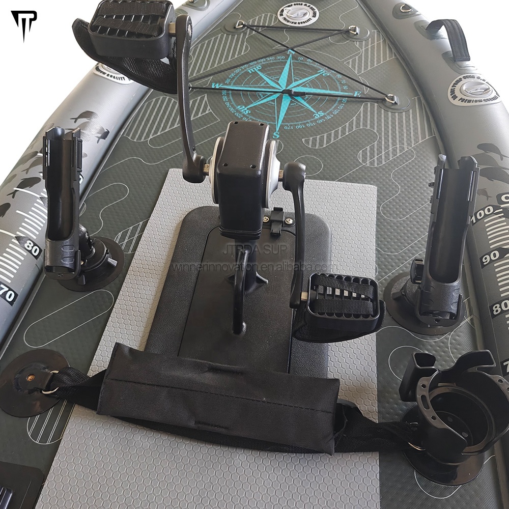 JTRDA 2024 Novo Caiaque Infláv - Fishing Kayak Pedal Drive avaliação e preço